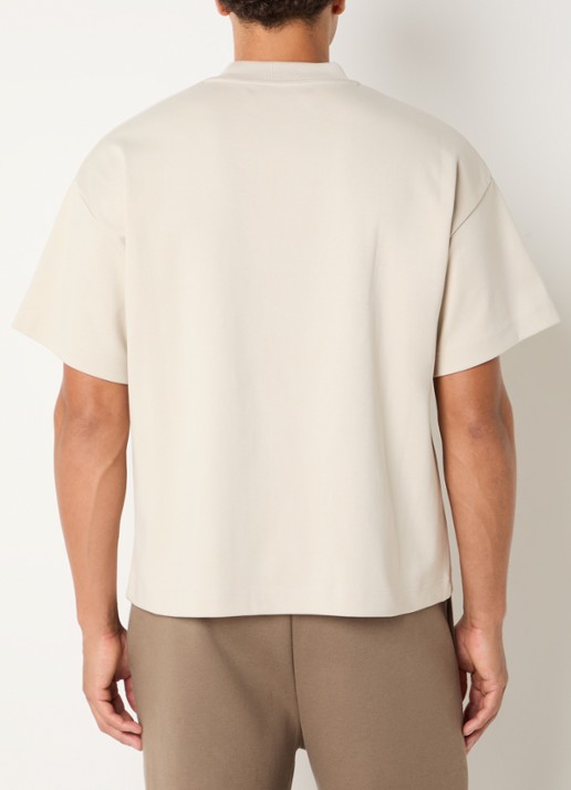 Seventh T-shirt met ronde hals - achterkant 3 wit