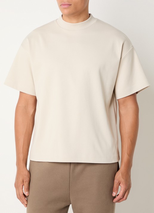 Seventh T-shirt met ronde hals - detail 4 wit