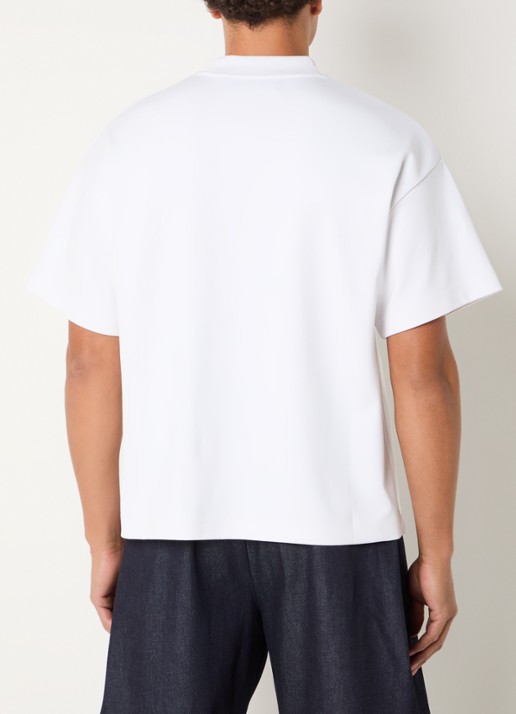 Seventh T-shirt met ronde hals - achterkant 4 beige
