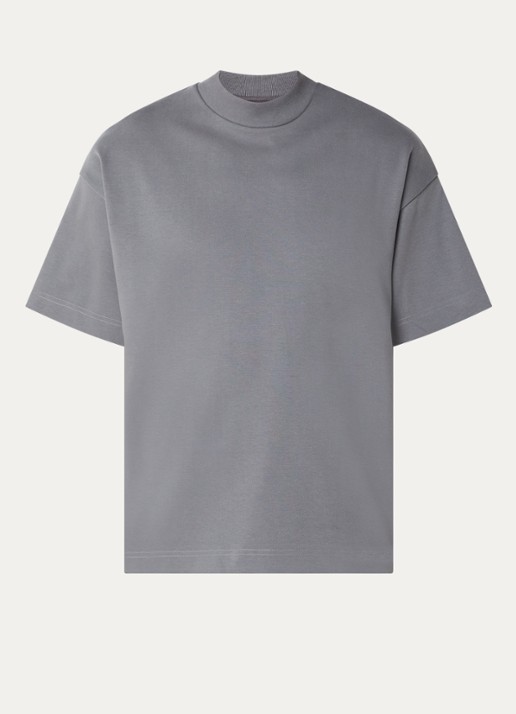 Seventh T-shirt met ronde hals - voorkant 3 middengrijs