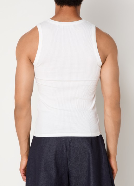 Seventh Tanktop met ribstructuur - achterkant 3 wit