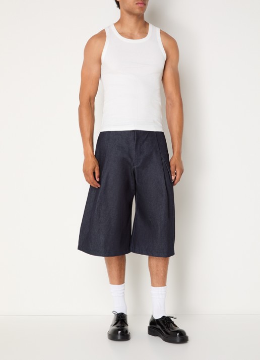 Seventh Tanktop met ribstructuur - voorkant 2 wit