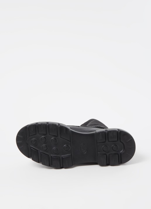 Shabbies Amsterdam Miki loafer van leer - detail 3 zwart