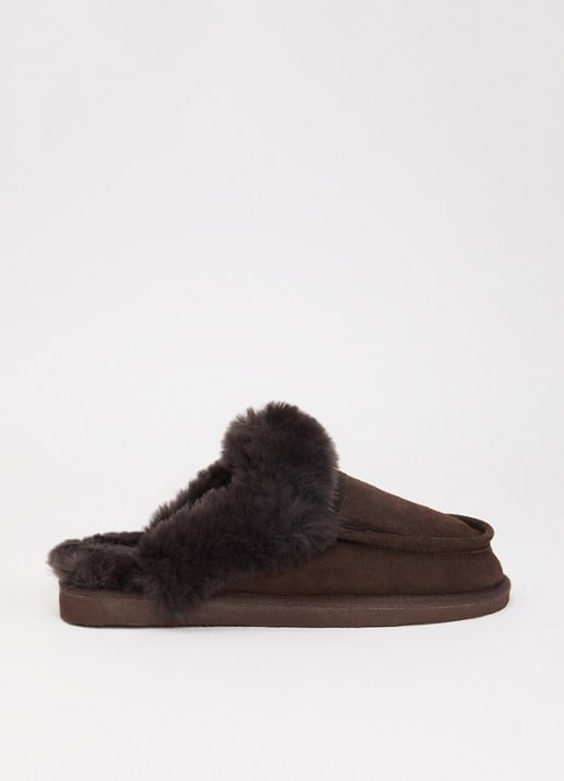 Shepherd Cabris pantoffel van schapensuède