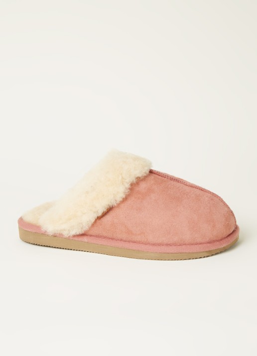 Shepherd Jessica pantoffel van suède - voorkant 3 oudroze