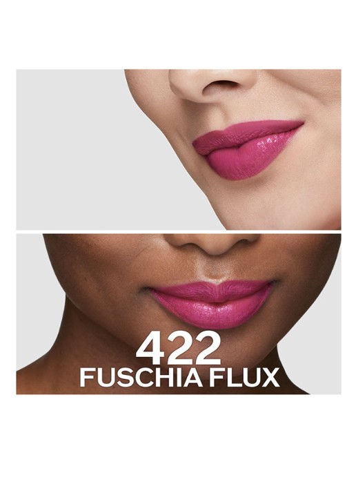 Shiseido Technosatin Gel Lipstick - detail 3 fuchsia flux 422