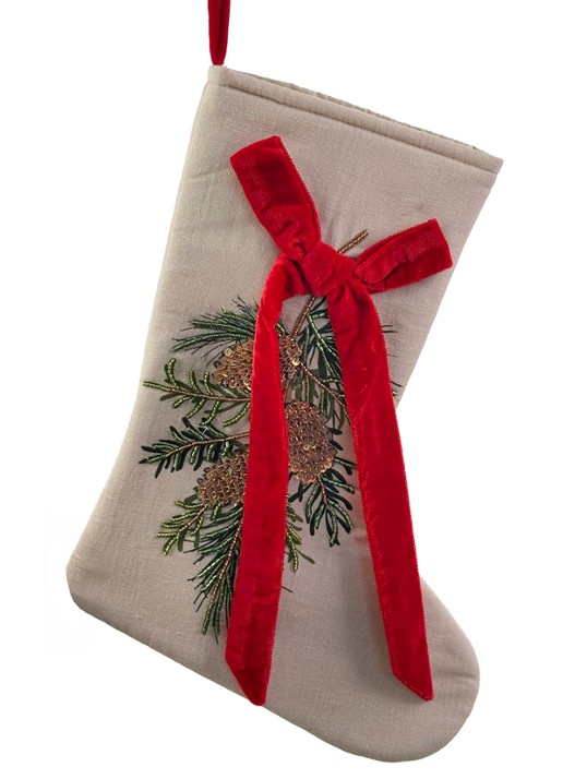 Shishi Kersttak kerstsok  33 cm