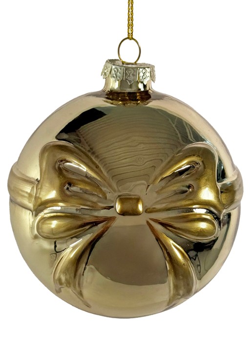 Shishi Strik kerstbal 10 cm