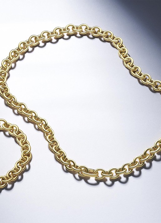 Sif Jakobs Carrara ketting verguld  - detail 4 goud