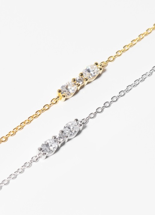 Sif Jakobs Ellera Ovale armband verguld - detail 3 goud
