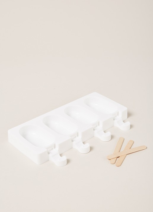 Silikomart Mini Classic vorm voor ijs 4 stuks  - voorkant 2 wit