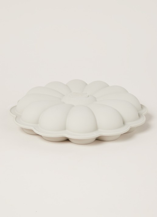 Silikomart Primavera bakvorm van siliconen 22 cm  - voorkant 2 lichtgrijs