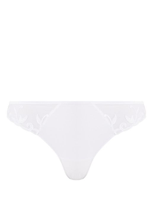Simone Pérèle Andora string met borduring - voorkant wit