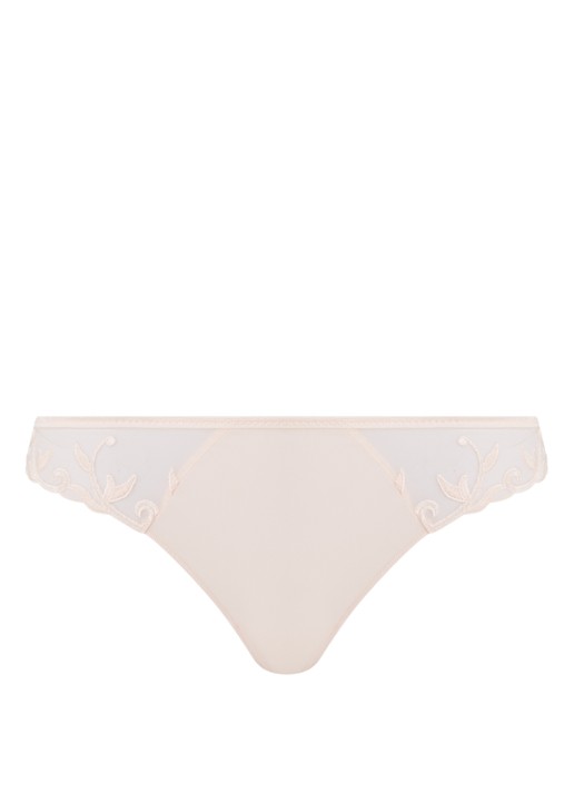 Simone Pérèle Andora string met borduring - voorkant lichtroze