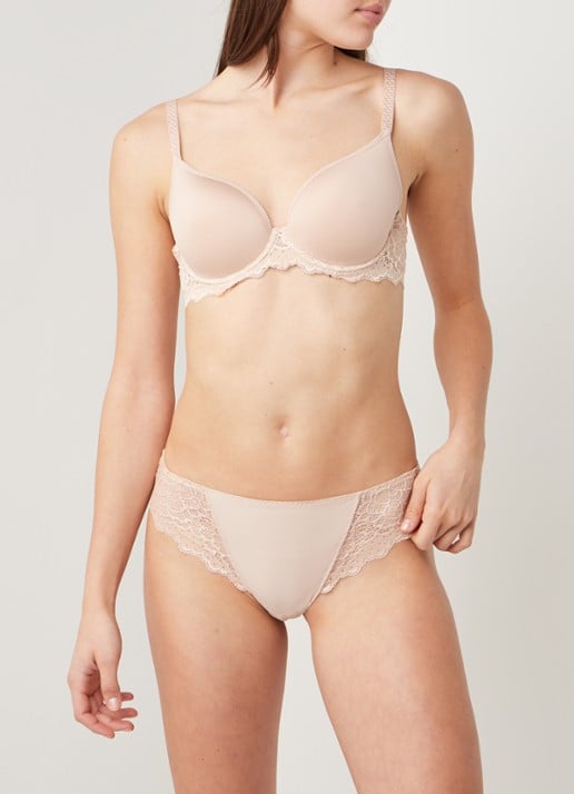 Simone Pérèle Caresse string - voorkant 2 zand