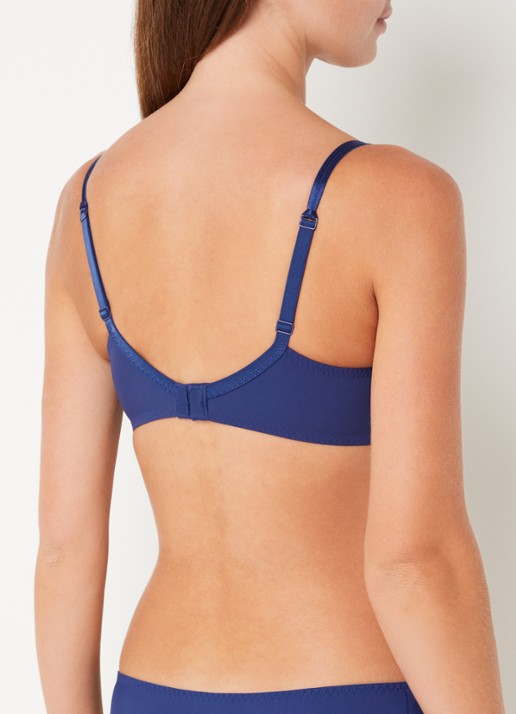 Simone Pérèle Delice beugel bh met mesh  - achterkant 3 royalblauw