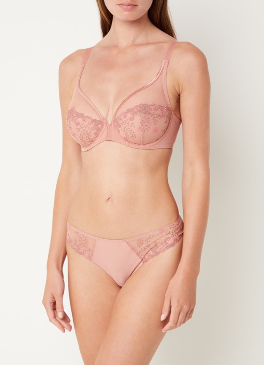 Simone Pérèle Delice string van mesh met borduring