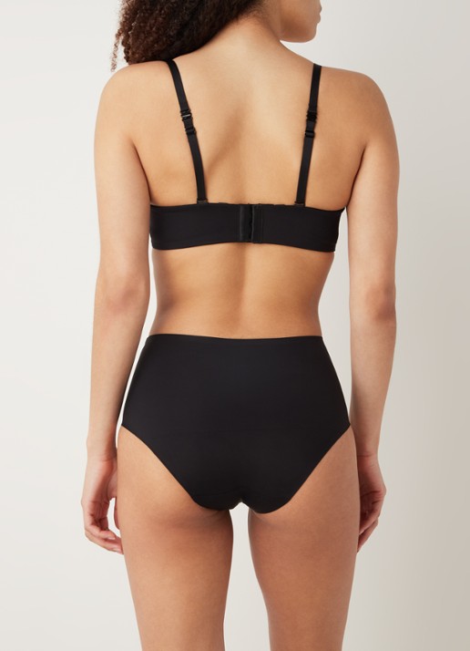 Simone Pérèle Naadloze strapless bh met uitneembare push-up en afneembare bandjes - achterkant zwart