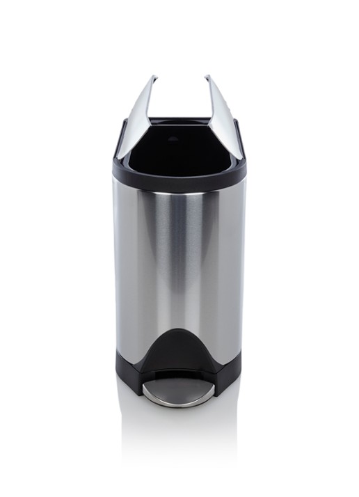 Simplehuman Butterfly pedaalemmer 10 liter - detail 2 zilver