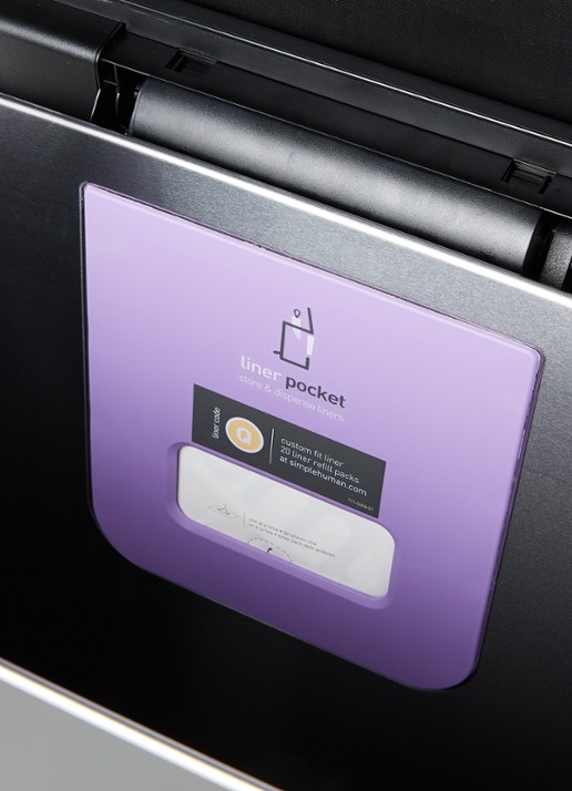 Simplehuman Sensor Voice Control prullenbak met spraak- en bewegingssensor 58 liter - detail 4 zwart