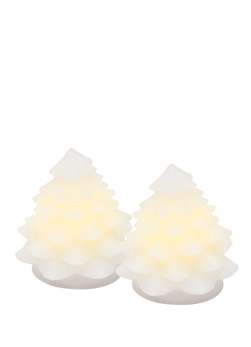 Sirius Carla mini lichtobject 7 cm set van 2 - voorkant wit