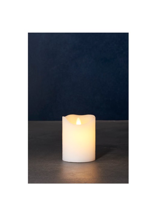 Sirius Sara Exclusive LED-kaars 10 cm - voorkant 2 wit