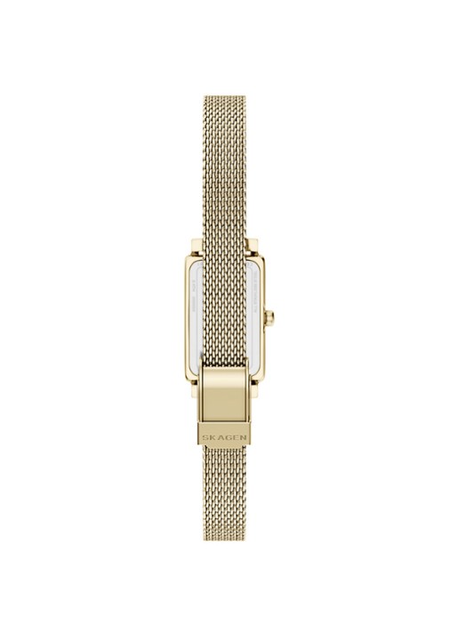 Skagen Hagen Micro horloge en oorstekers set van 2 SKW1158SET - detail 2 goud