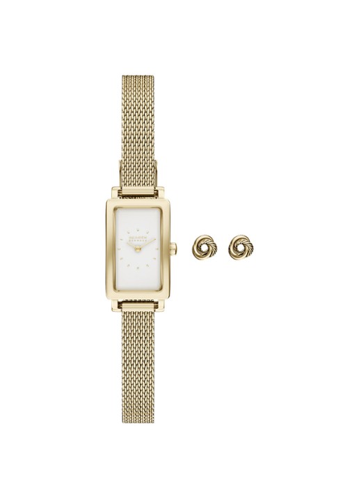 Skagen Hagen Micro horloge en oorstekers set van 2 SKW1158SET