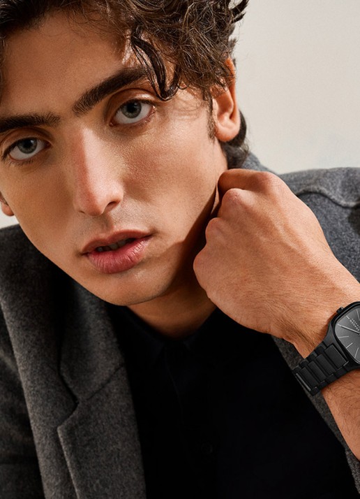 Skagen Mellem horloge SKW6935 - detail 3 zwart