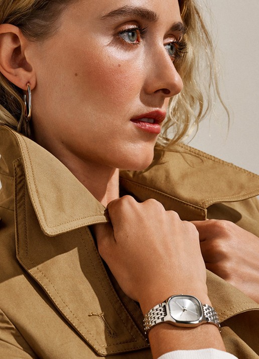 Skagen Mellem Lille horloge SKW3159 - detail 5 zilver