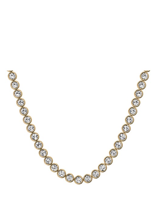 Skagen Moderne Glitz ketting verguld SKJ5019710 - detail 2 goud