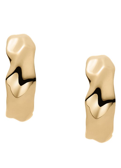 Skagen Moderne Stak oorringen SKJ1903710 - detail goud