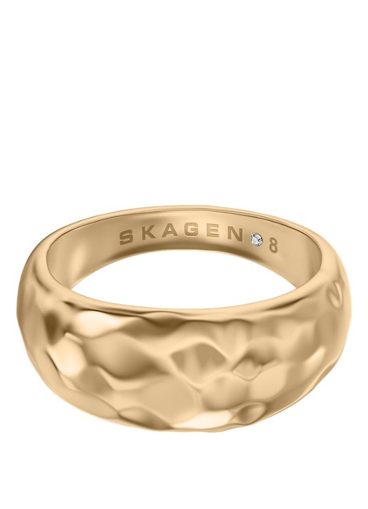 Skagen Moderne Stak ring verguld SKJ5026710 - detail 2 zilver
