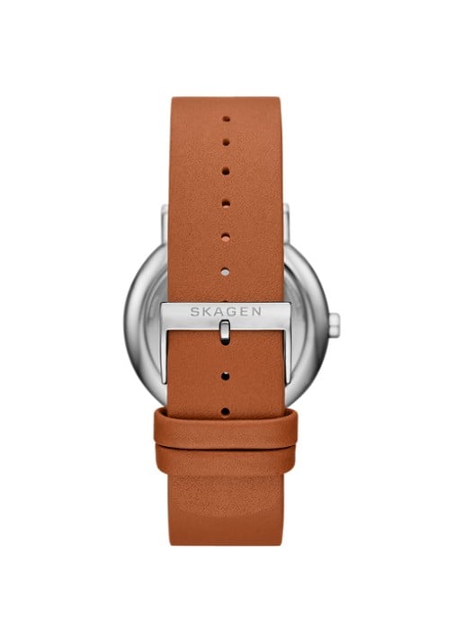 Skagen Signatur horloge  SKW6943 - detail zilver