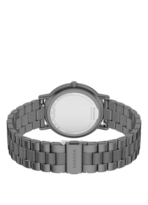 Skagen Signatur horloge SKW6951 - detail 4 donkergrijs