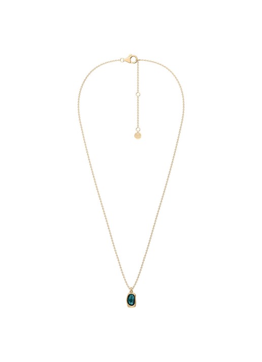 Skagen Sofie Sea Glass ketting SKJ1913710 - detail goud