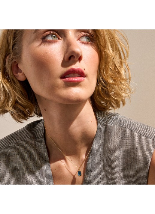 Skagen Sofie Sea ketting SKJ1884710 - detail 2 goud