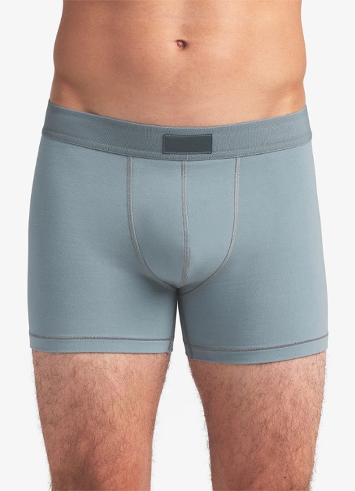 SKIMS Boxershort met logoband in 3-pack - detail 2 blauwgrijs