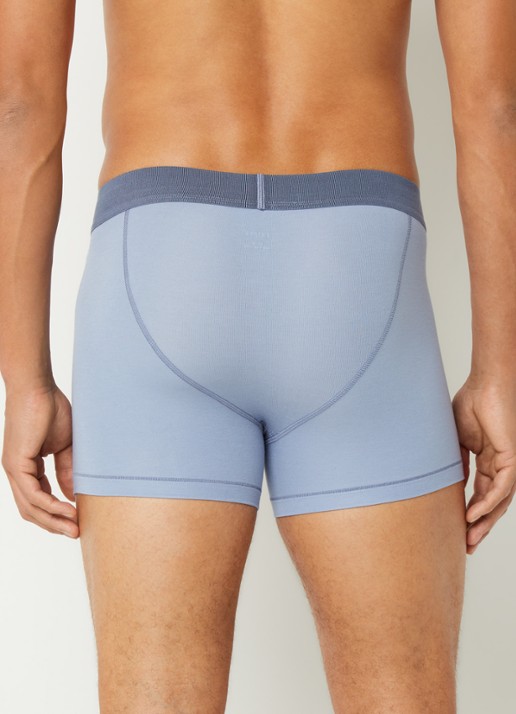 SKIMS Boxershort met logoband in 3-pack - achterkant 4 wit