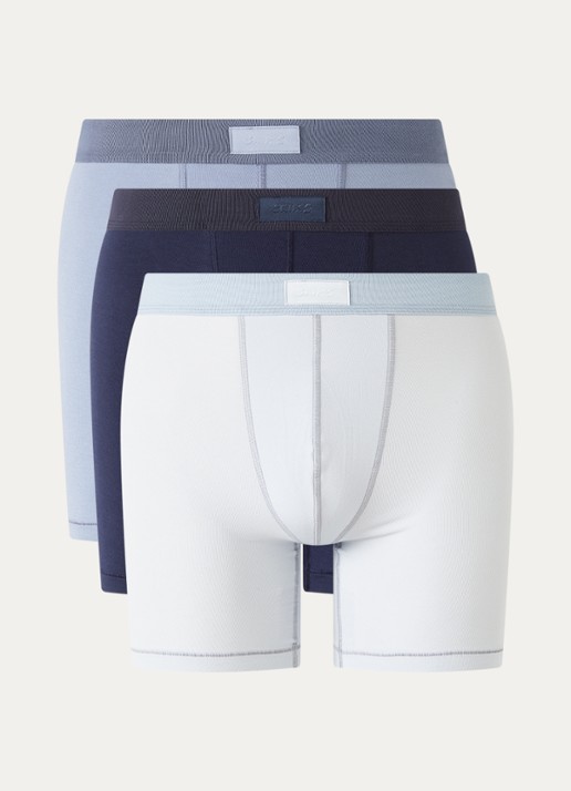 SKIMS Boxershort met logoband in 3-pack - voorkant wit