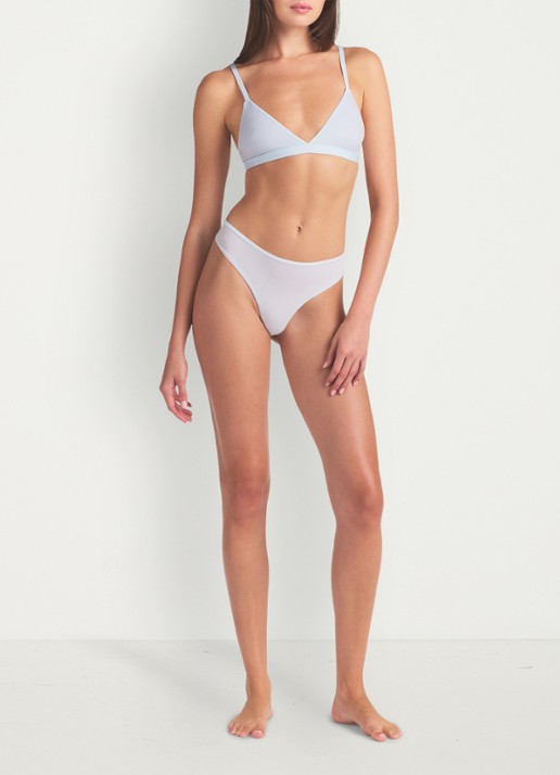 SKIMS Bralette met stretch - voorkant 3 blauw