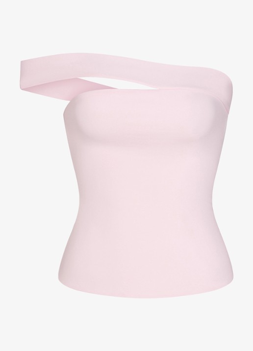 SKIMS Cotton Jersey off-shoulder top met cut-out detail