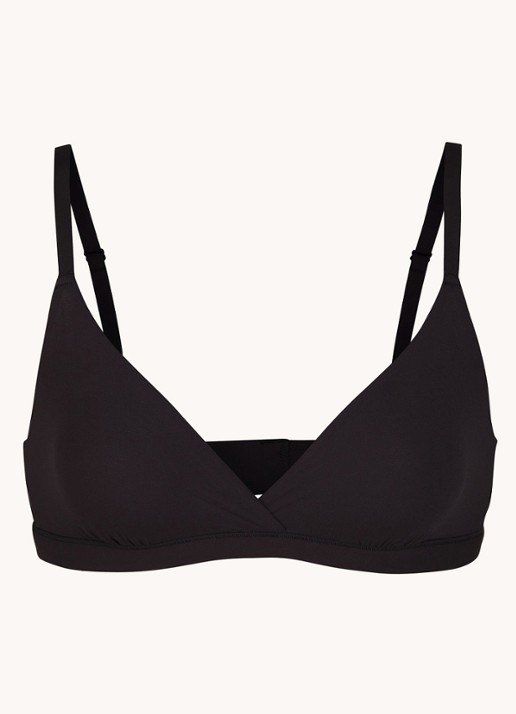 SKIMS Fits Everybody bralette zonder vulling - voorkant 5 zwart