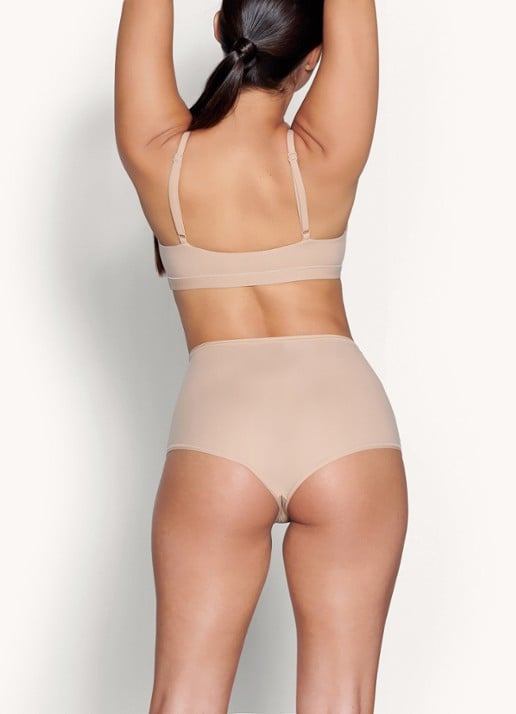 SKIMS Fits Everybody bralette zonder vulling - achterkant 4 beige