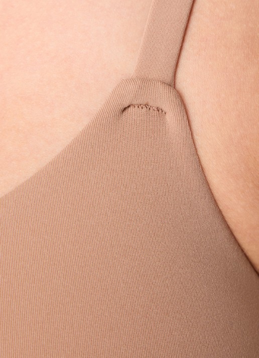 SKIMS Fits Everybody bralette  - detail 4 donkerbeige