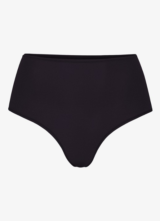 SKIMS Fits Everybody high waist string  - voorkant zwart