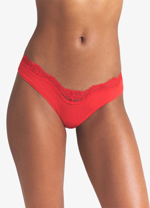 SKIMS Fits Everybody Lace Dipped string in 5-pack - detail 5 sketched hearts