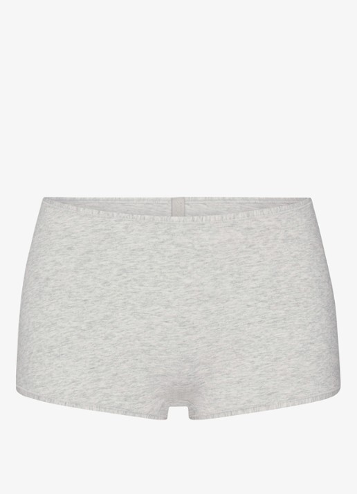 SKIMS Fits Everybody mid waisted shorty - voorkant 2 lichtgrijs