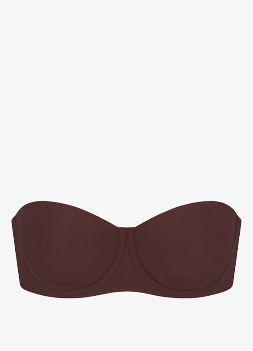 SKIMS Fits Everybody strapless bh  - voorkant cocoa