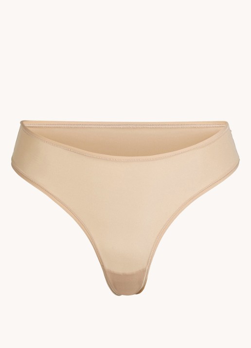 SKIMS Fits Everybody string - voorkant 3 beige